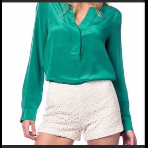 Banana Republic Black Shorts with Circle Pattern/Texture - Picture 2 of 8